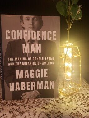 Confidence Man by Maggie Haberman -  Paperback Book - Black & White Cover